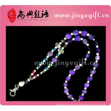 Mode Handwerk Frauen Elegante Kristall Halskette Schlüsselanhänger